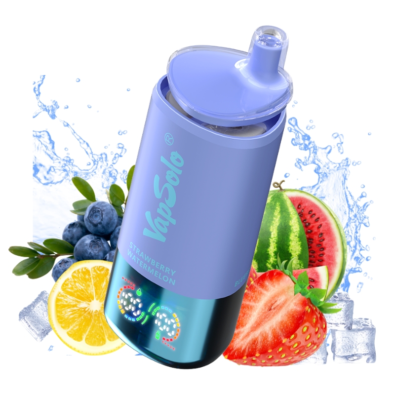 VapSolo Triple 30000 Lemon lime & Strawberry Watermelon & Blueberry Ice Goût - Puff Vapsolo