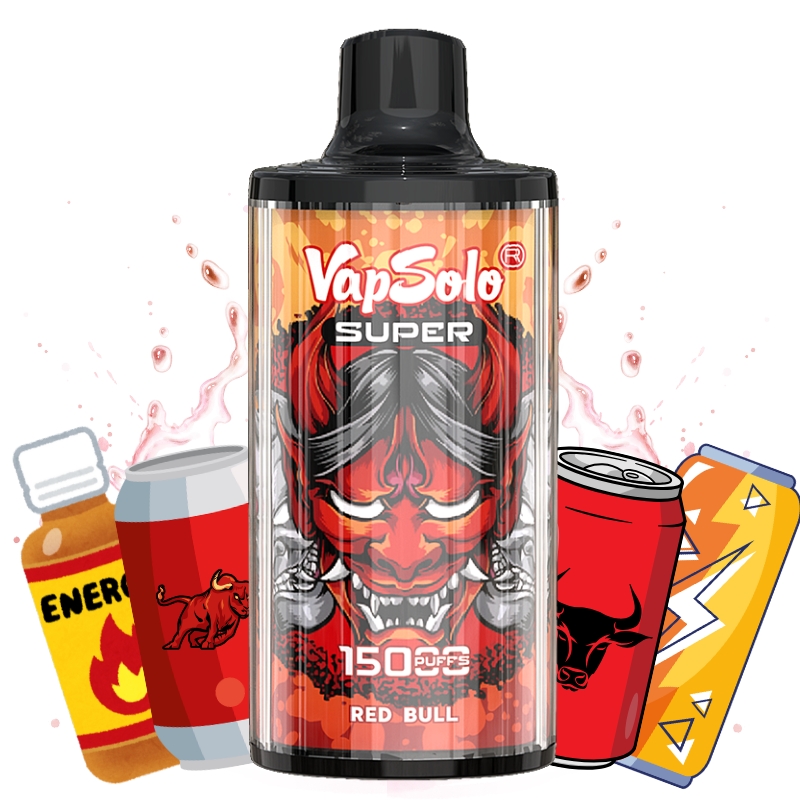 VapSolo 15000 Red Bull Goût - Puff Vapsolo