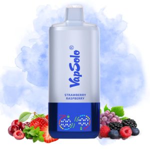 Vapsolo Triple Pro 60000 Strawberry Raspberry & Cherry Berry & Grape Mint - Puff Vapsolo Vapsolo Triple 60000 Watermelon Ice & Red Bull & Strawberry Kiwi (Copy)