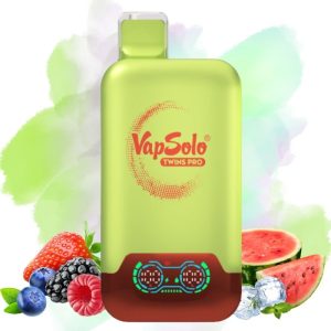 Vapsolo Twins Pro 50000 Watermelon Ice & Mixed Berry - Puff Vapsolo Vapsolo Twins Pro 50000 Lemon Lime & Watermelon Ice (Copy)