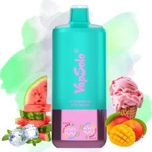 Vapsolo Triple Pro 60k Watermelon Ice & Strawberry Ice Cream & Triple Melon - Puff Vapsolo Vapsolo Triple 60000 Raspberry Watermelon & Mango Peach & Strawberry Kiwi (Copy)